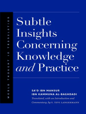 cover image of Subtle Insights Concerning Knowledge and Practice